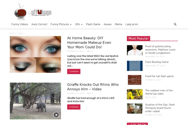 Falcon theme site design template sample