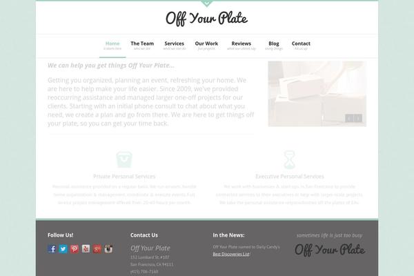 Site using Aria_framework plugin