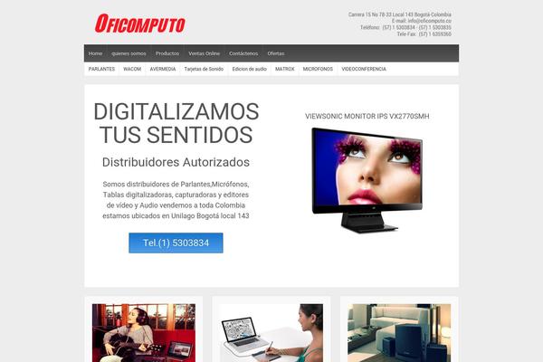 Responsive theme site design template sample