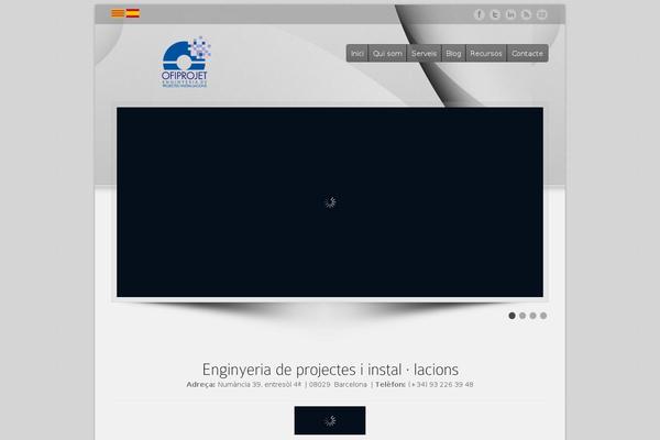 Options theme site design template sample