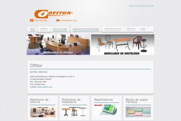 Balance theme site design template sample