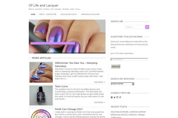 Avant theme site design template sample
