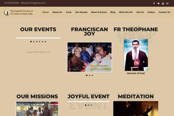 Site using Modeltheme-framework plugin