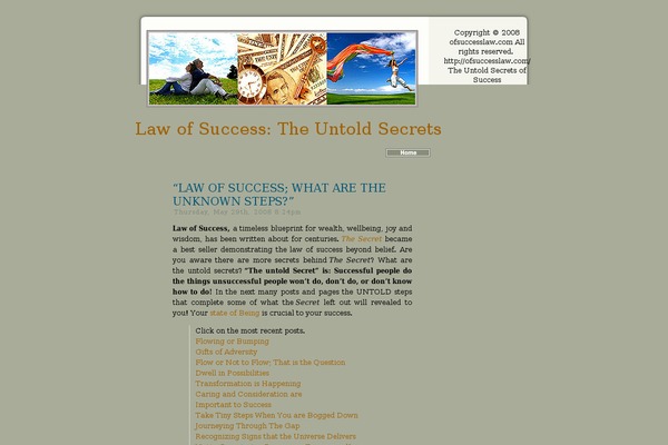 The7 Child theme site design template sample