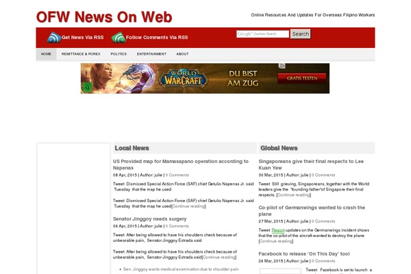 Elegant Magazine theme site design template sample