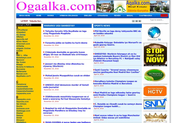 ogaalka.com site used Qanciyetheme
