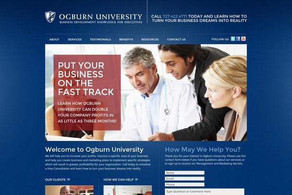 ogburnuniversity.com site used Ogburn