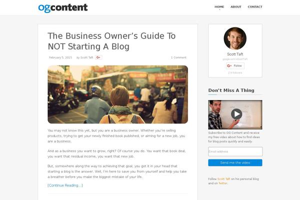 Kickstart theme site design template sample