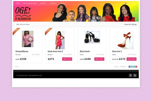St theme site design template sample