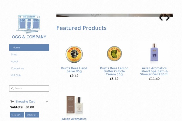 Cartsy theme site design template sample