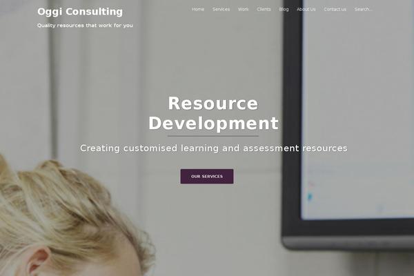 Moesia theme site design template sample