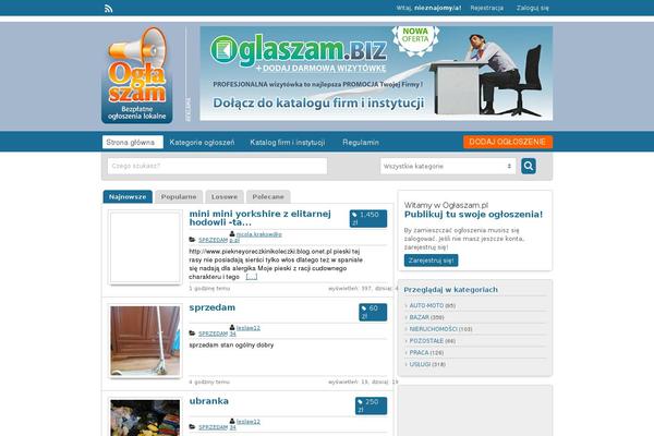 oglaszam.pl site used Simply-responsive-cp