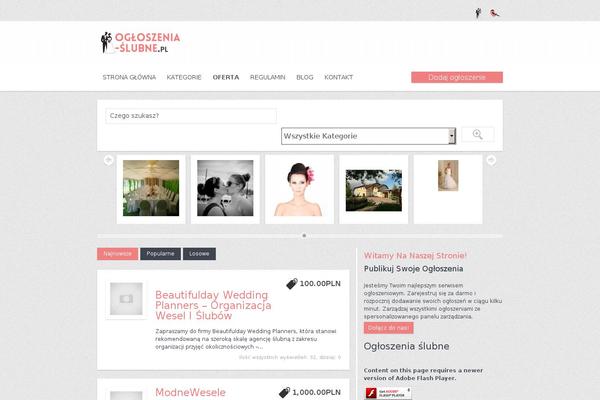 ClassiPress theme site design template sample