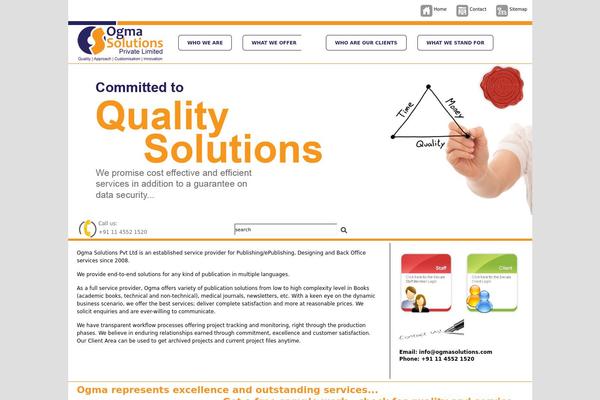 Bizpress theme site design template sample
