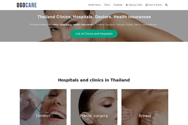 ogocare.com site used Listify