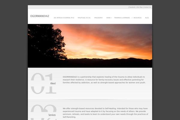 Diverso theme site design template sample