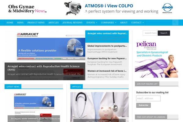 NovoMag theme site design template sample