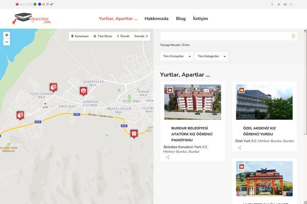 WP Residence theme site design template sample