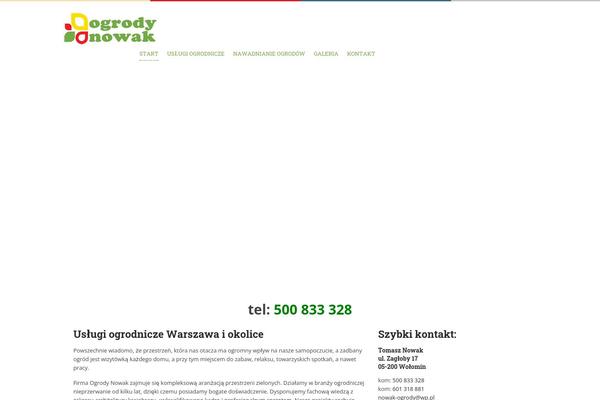 Westand theme site design template sample