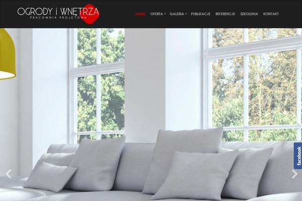 ogrodyiwnetrza.pl site used Projekty