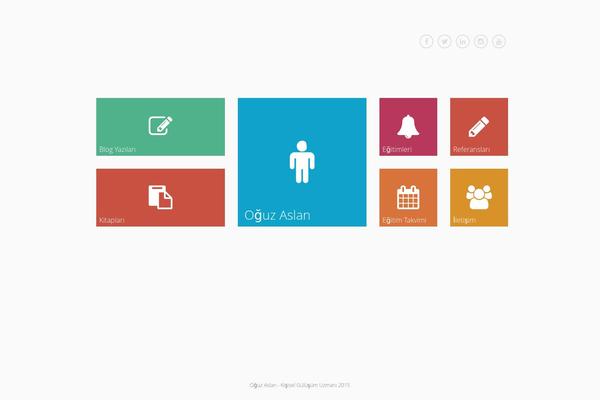Metrika theme site design template sample