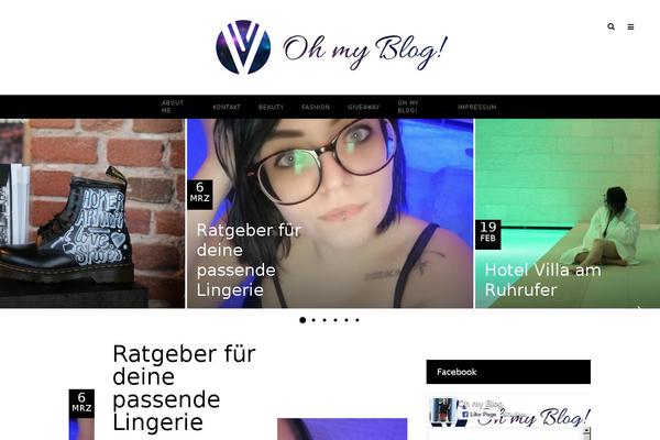 Allure theme site design template sample