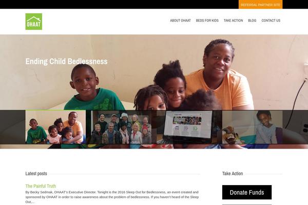 Charitas Lite theme site design template sample