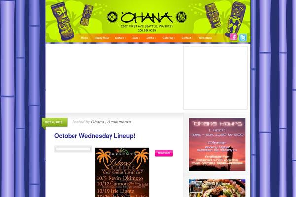 Glow theme site design template sample