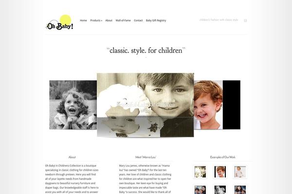 Modest theme site design template sample