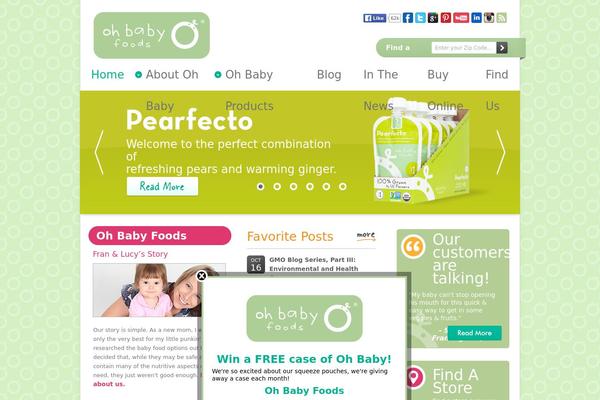 ohbabyfoods.com site used Ohbabyfo
