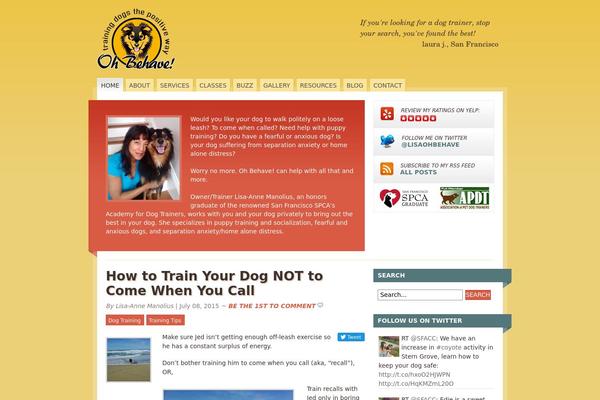 Mainstream theme site design template sample