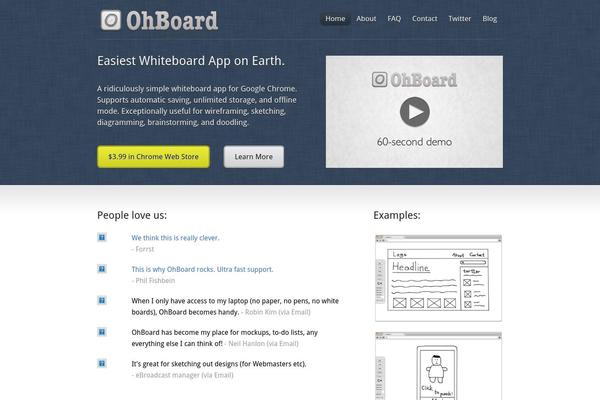 Inspire theme site design template sample