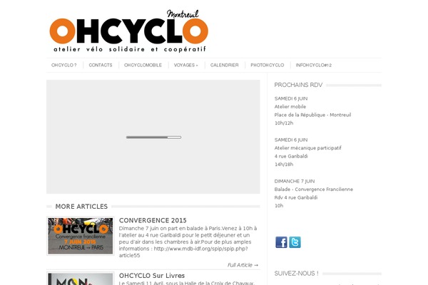 Site using Easy Social plugin