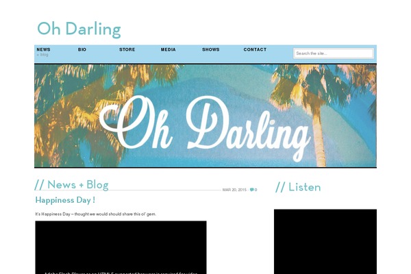 Site using GigPress plugin