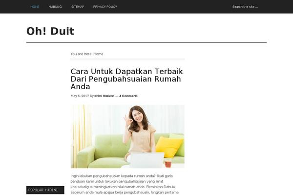 Magazine Pro theme site design template sample