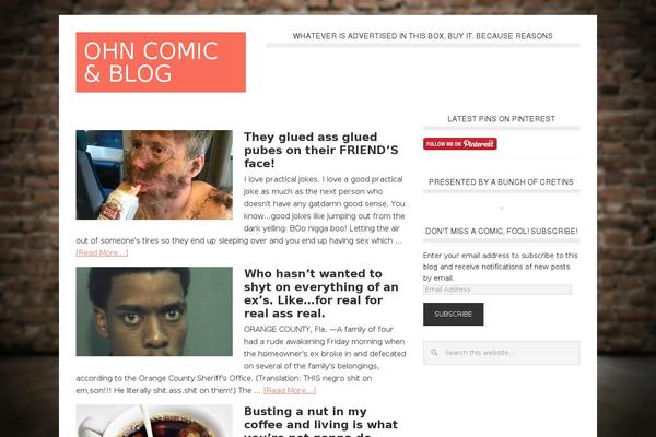 Site using Fanciest-author-box plugin