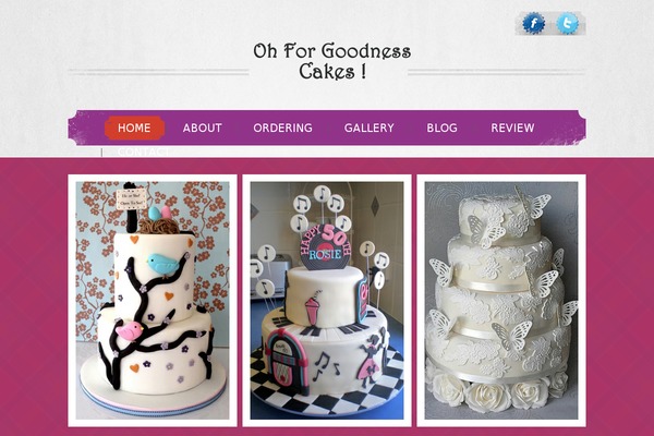 ohforgoodnesscakes.ca site used Theme1433
