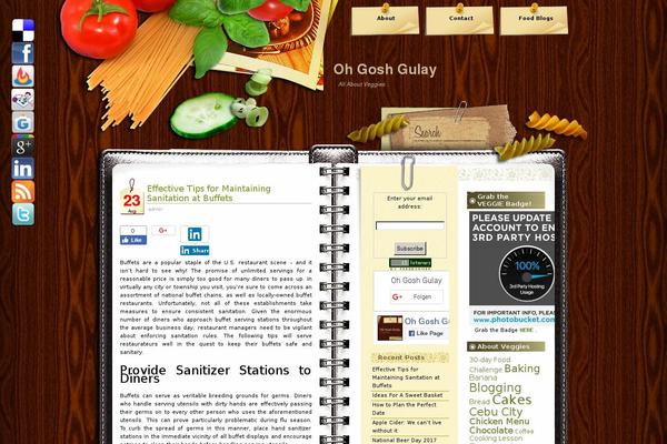 Coffee Desk theme site design template sample