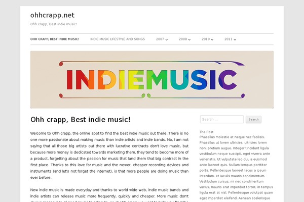 Tiny Forge theme site design template sample