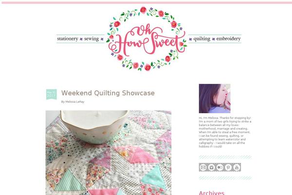Chamomile theme site design template sample