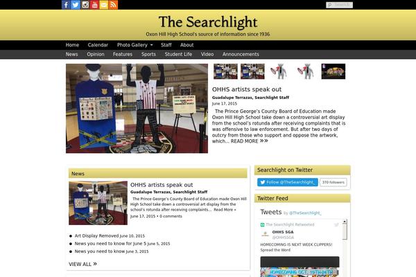 Site using Feed Them Social (Facebook, Instagram, Twitter, Vine, Pinterest, etc) plugin