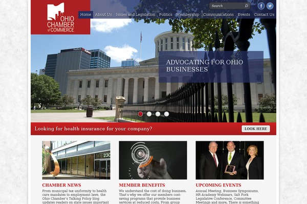 ohiochamber.com site used Ohio-chamber