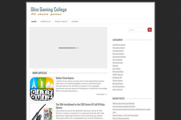 Leaf theme site design template sample