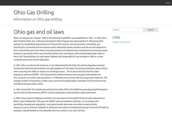 ohiogasdrilling.com site used Clean Yeti Basic