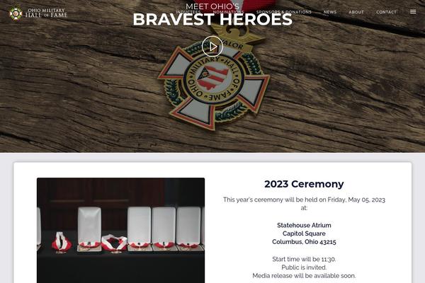 Oshine theme site design template sample