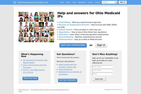 ohioindependentprovider.com site used Oip