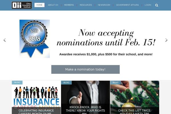 ohioinsurance.org site used Ohio-insurance-institute