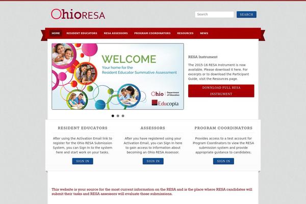 Campaign theme site design template sample