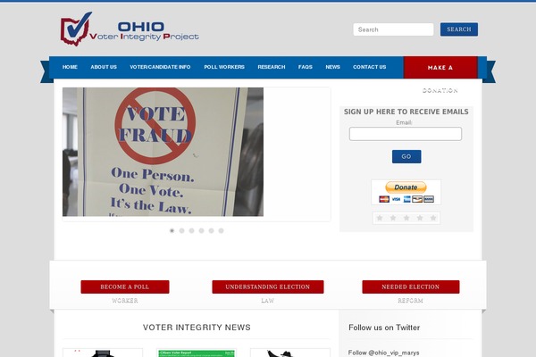 Campaign theme site design template sample