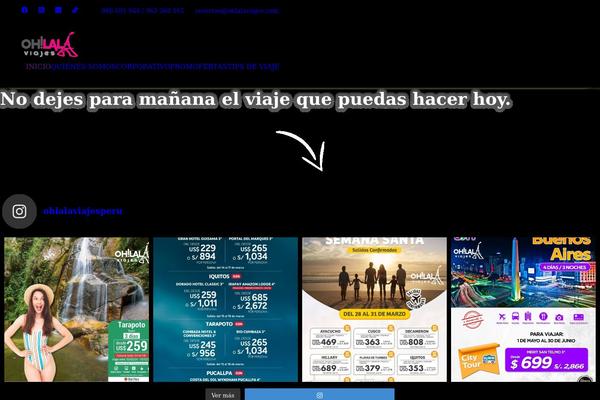 ohlalaviajes.com site used Travel-monster